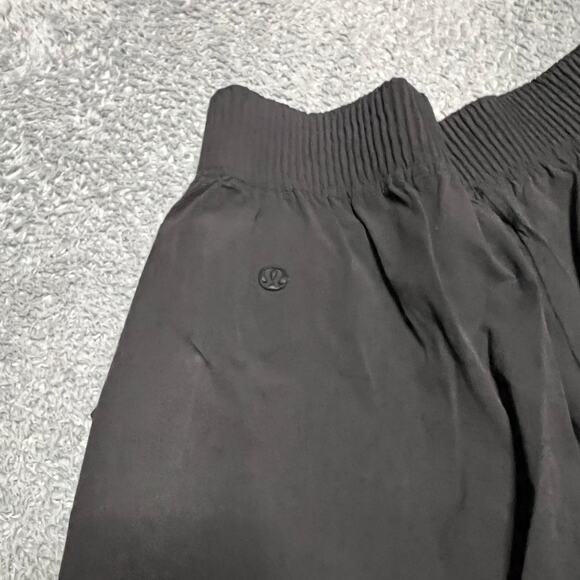 Lululemon Pants Womens Small Stretch Woven Wide Leg High Rise Black W5FF3S - Picture 2 of 10